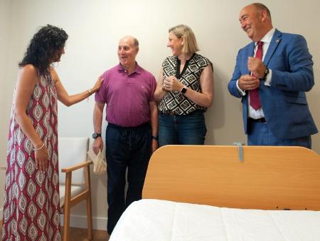 Imagen La vicepresidenta de la Junta de Castilla y León, Isabel Blanco, inaugura las Unidades de Convivencia Atalaya y Eresma en el CSS La Fuencisla de la Diputación